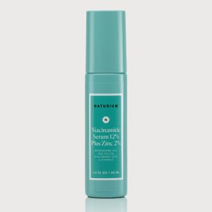 Naturium 12% Niacinamide Serum Plus 2% Zinc Oil Control Pore Minimizing Brightening Facial Serum 1.0 FL OZ 30 ML